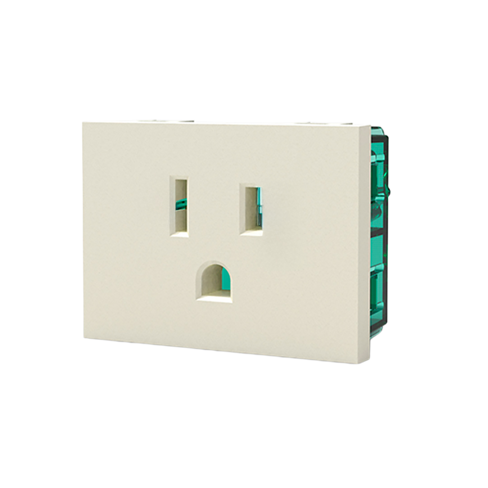 ENCHUFE 2 PATAS POLARIZADA BLANCO