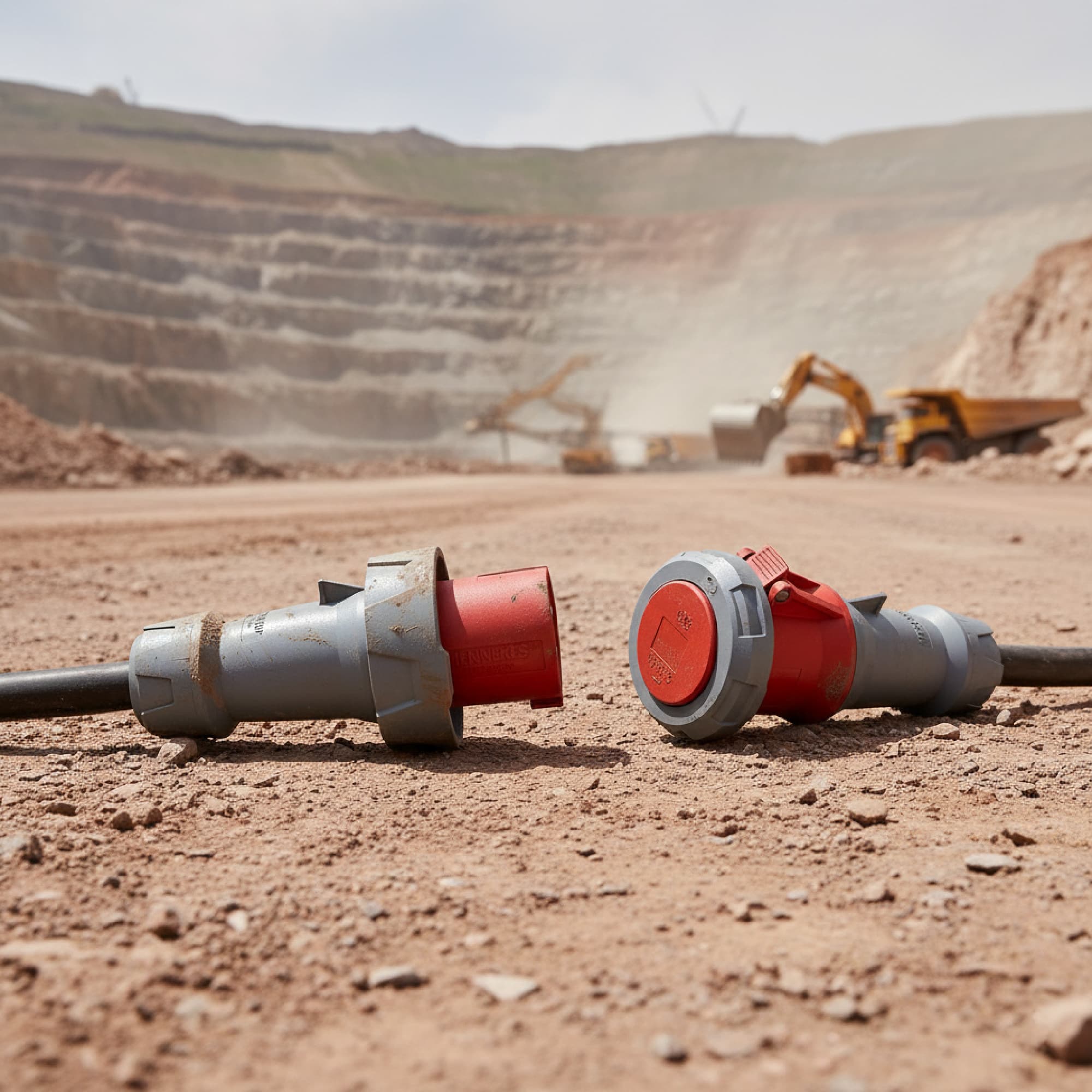 ENCHUFE 125AMP 3P+T 415V ROJO 6H IP67 POWERTOP PLUS