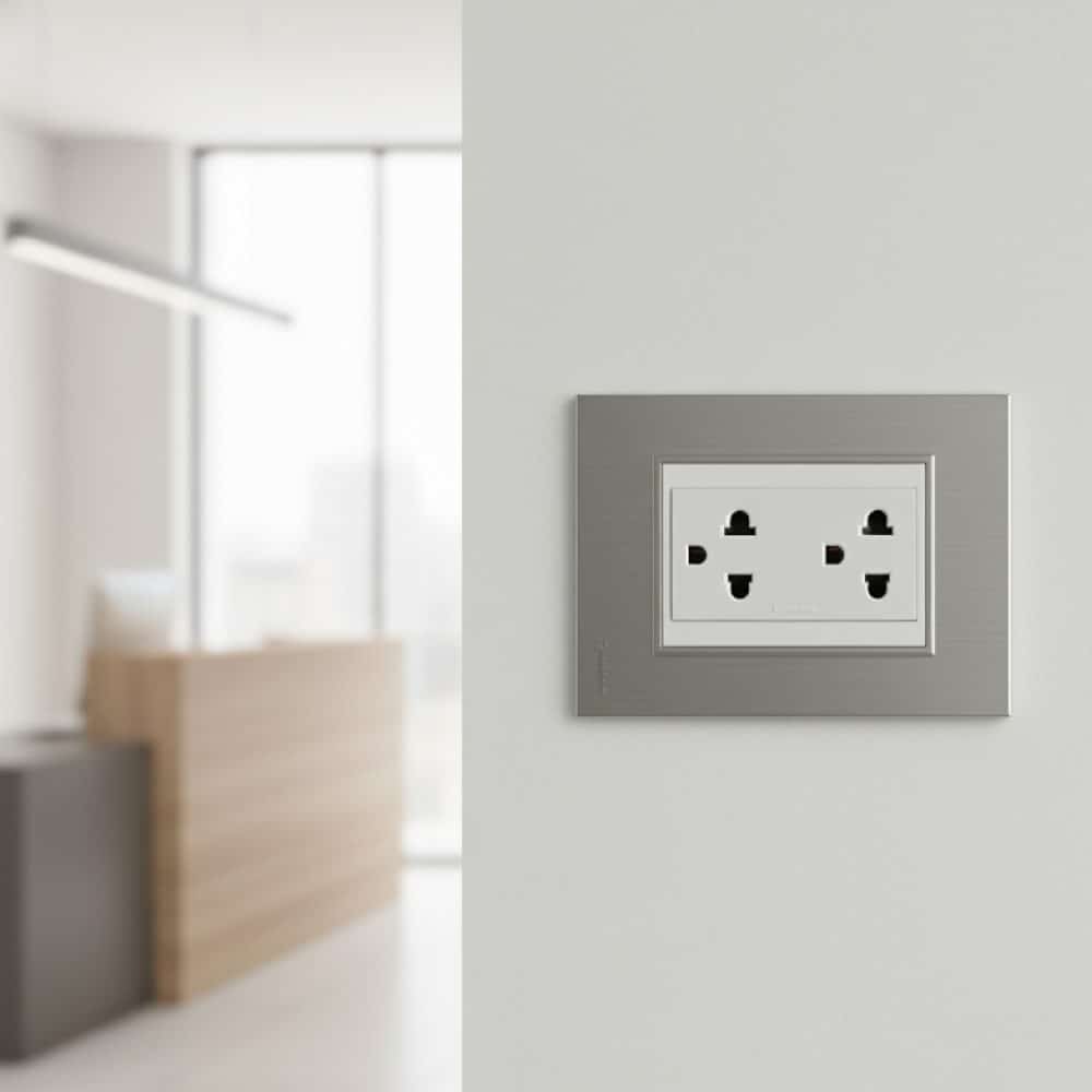 RIBETE GRIS PLACA BAUHAUS (1 - 4 MÓDULOS)