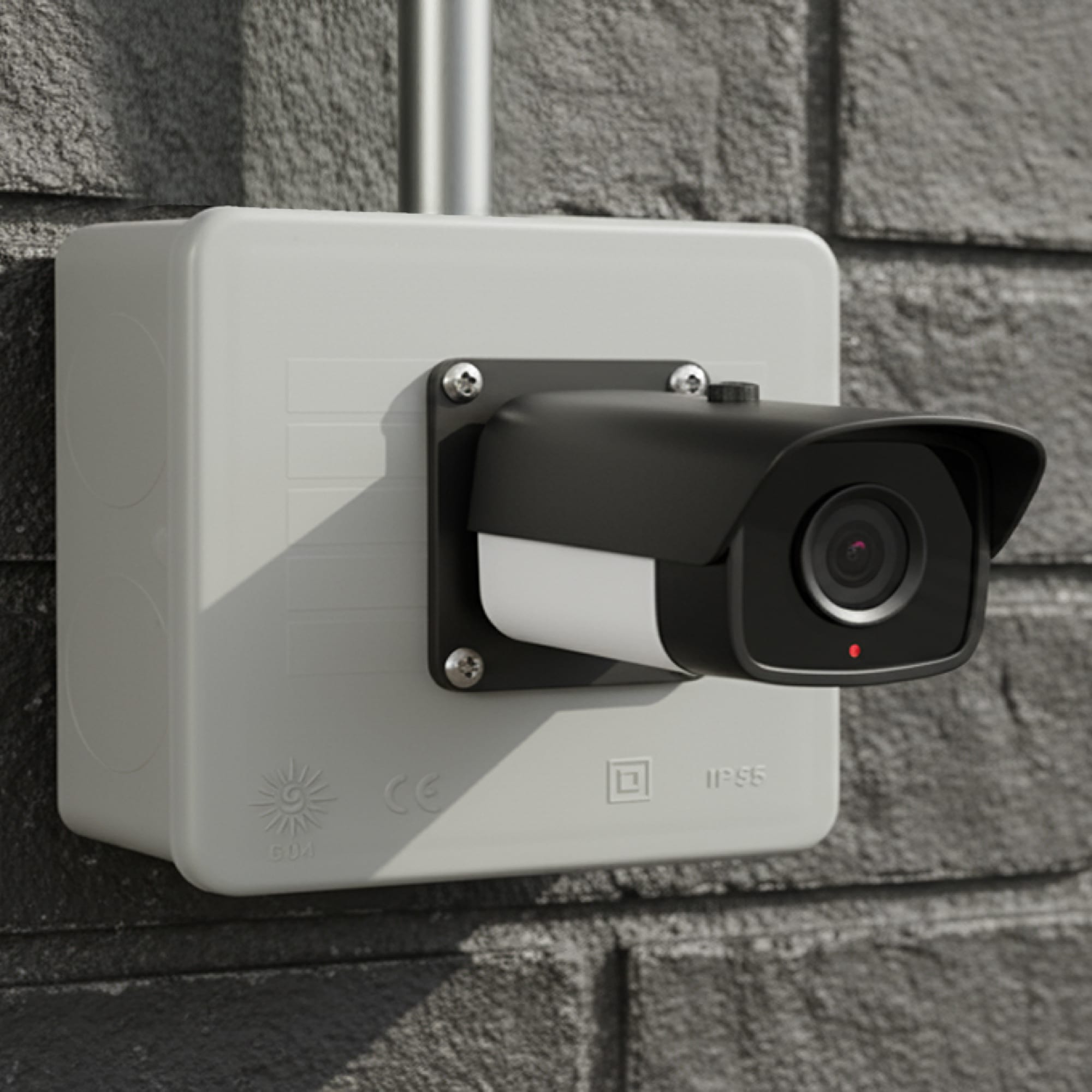 CAJA DE PASE SIN CONOS GRIS, 153x110x63mm