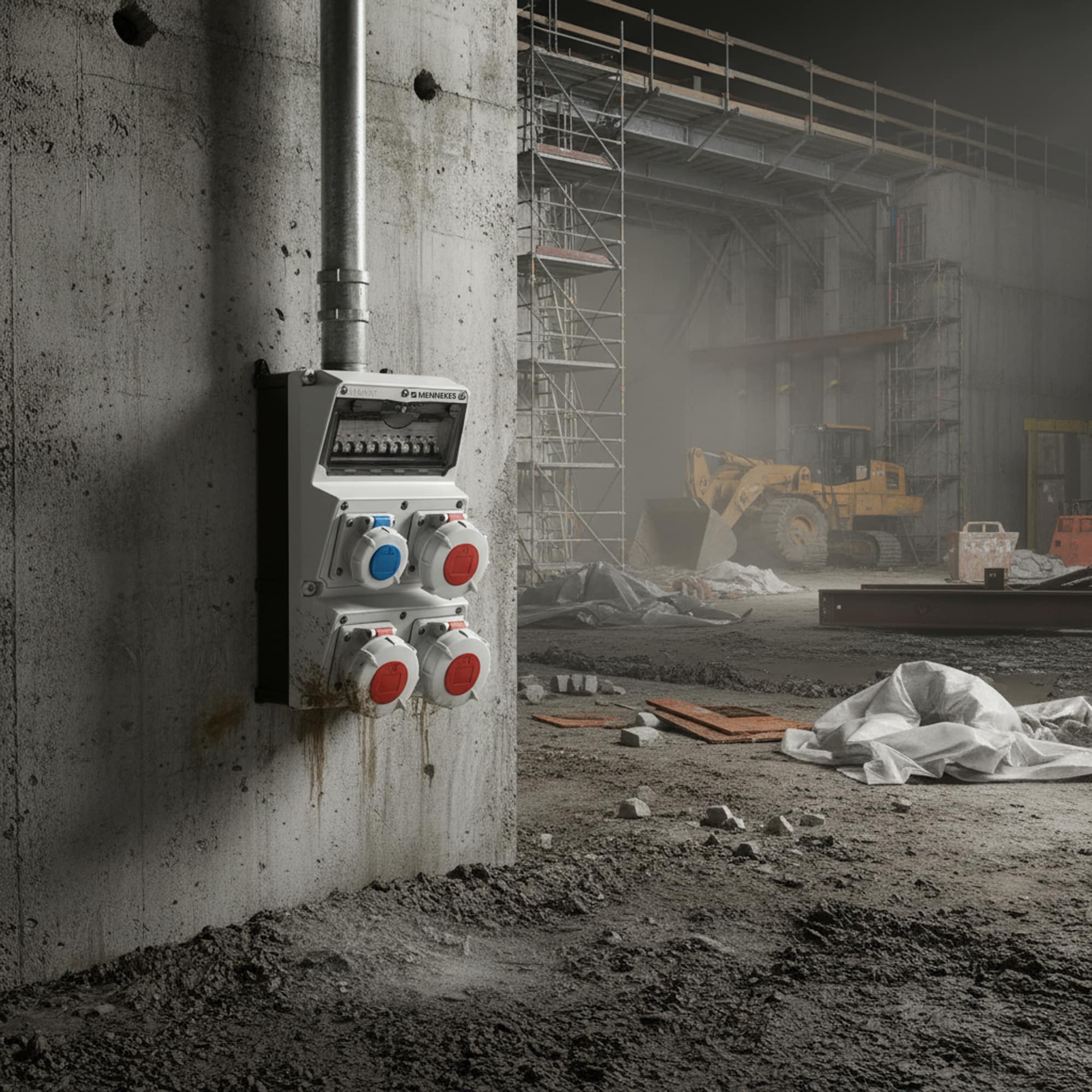 CAJA COMBINADA AMAXX IP67 3 TOMAS 32A 3P+T 440V 3H C/3 INTERRUPT.TERMO 3X32A