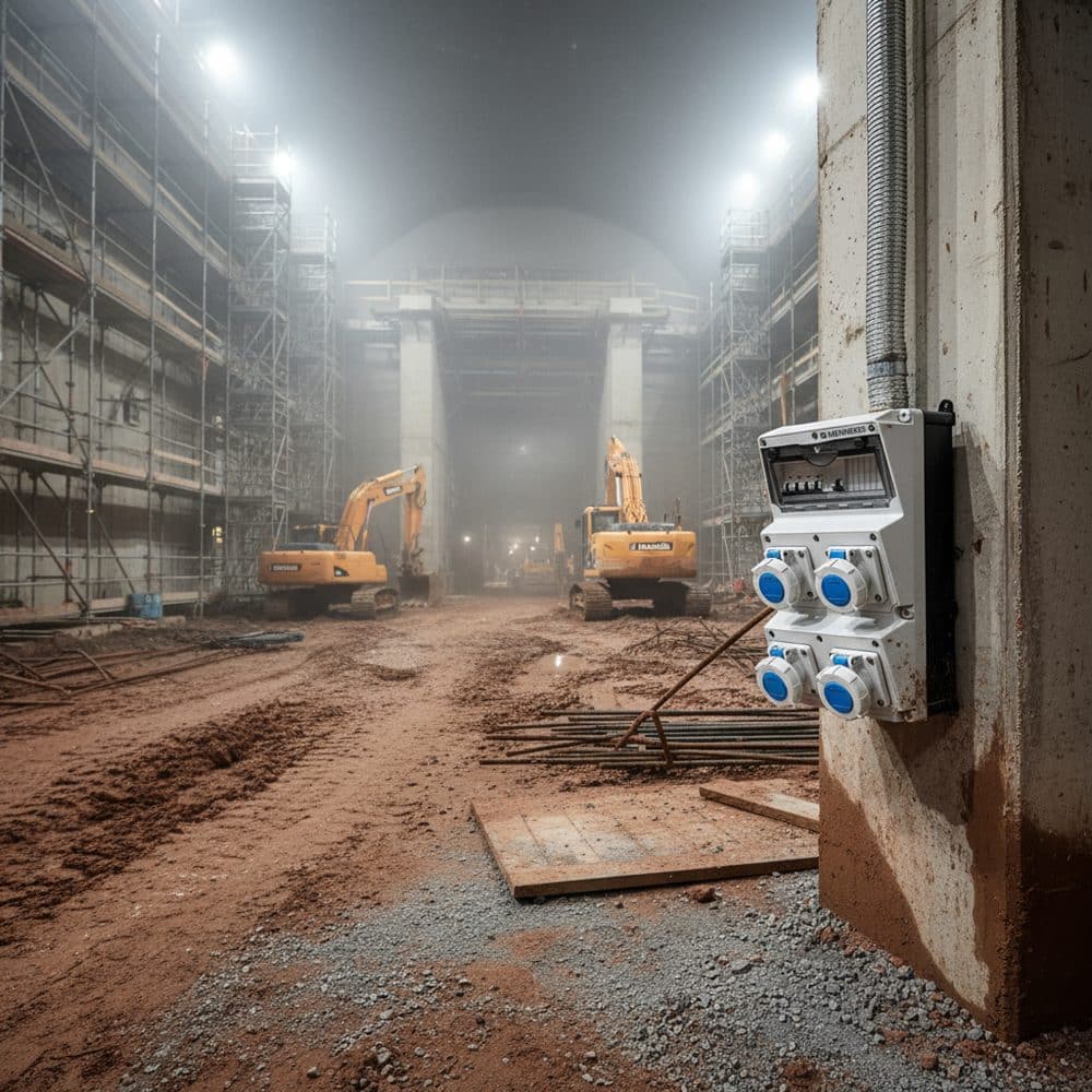 CAJA COMBINADA AMAXX IP67 4 TOMAS 16A 2P+T IP67 C/4 INTERRUPT. TERMO 2X16A + 1 INTERRUPT.DIFERENCIAL 2X 63A 30mA