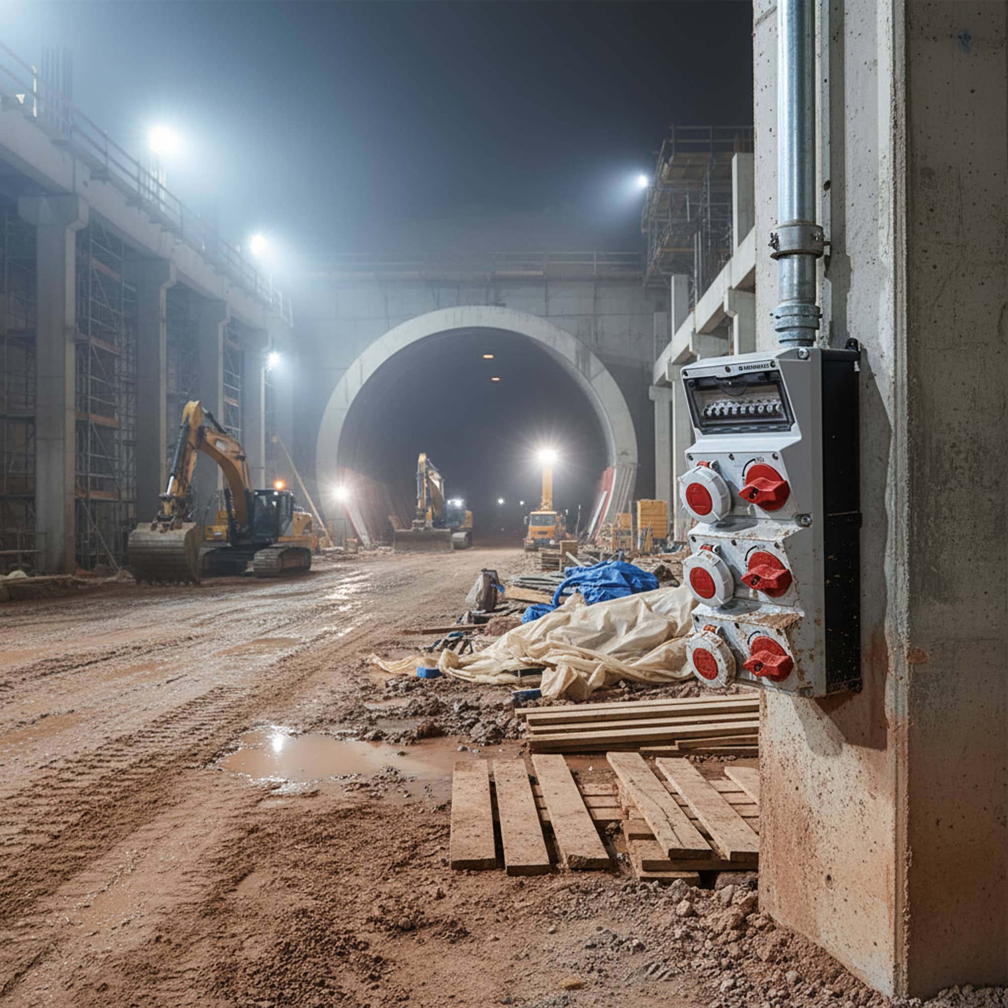 CAJA COMBINADA AMAXX IP67 3 TOMAS 32A 3P+T 440V 3H C/3 INTERRUPT.TERMO 3X32A