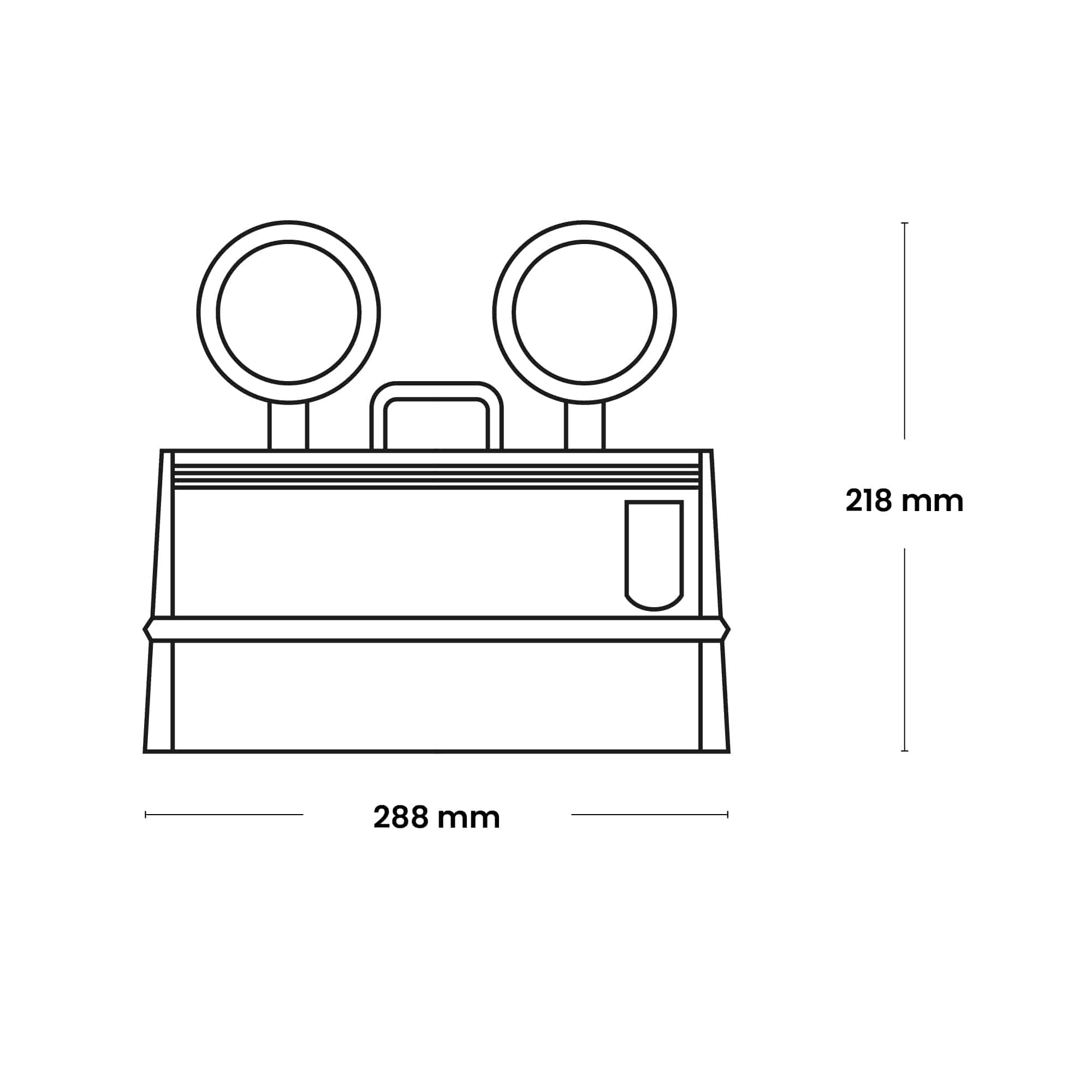 LUMINARIA LED BLINDADA INDUSTRIAL PARED 30° IP66 IK08 5000K 4 150LM