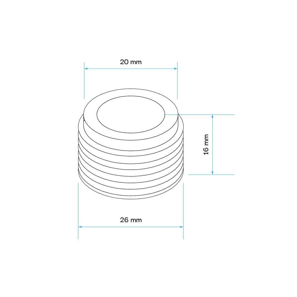 UNION REDUCCION BUSHING DE 3/4" A 1/2"