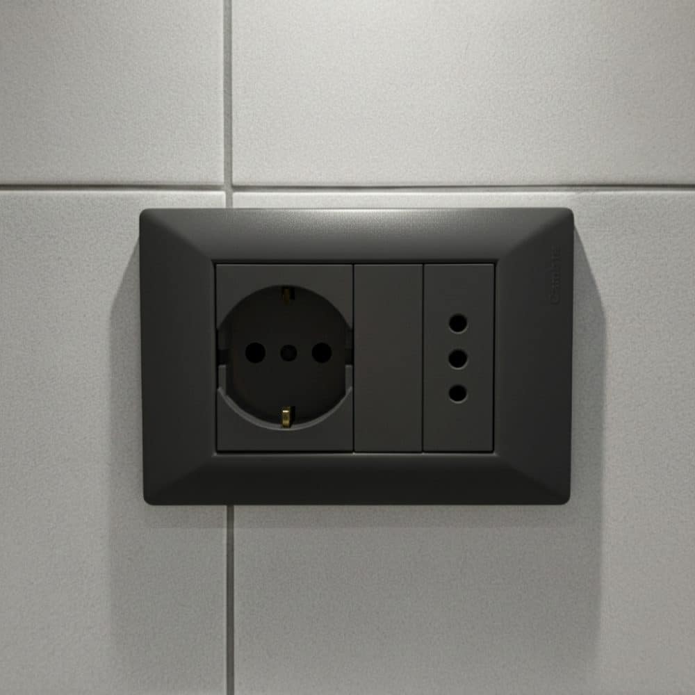 TAPA CIEGA GRIS (1 MÓDULO)