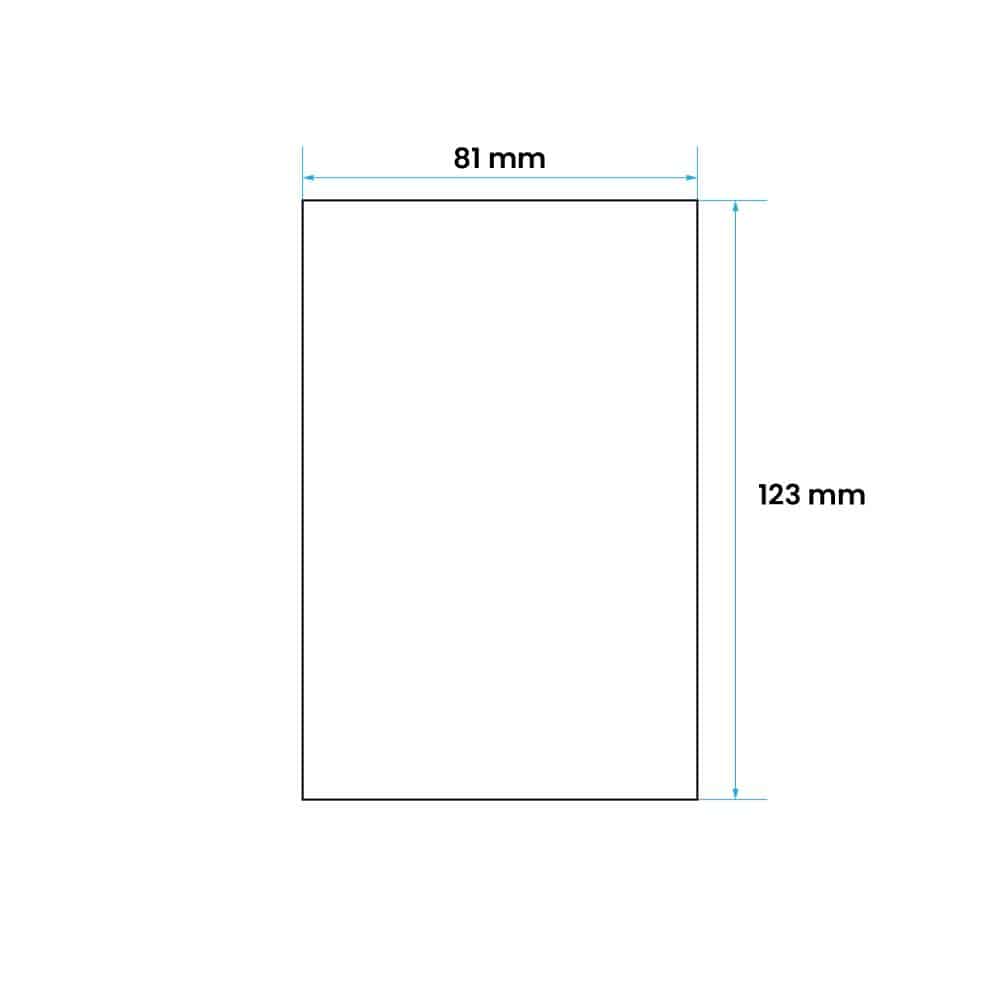 PLACA CIEGA BLANCA (4 MÓDULOS)