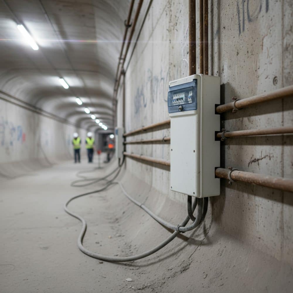 TABLERO INDUSTRIAL ADOSADO 8P IK08 IP65 PARA TOMAS INDUSTRIALES, C/BORNE, 215x500x160mm