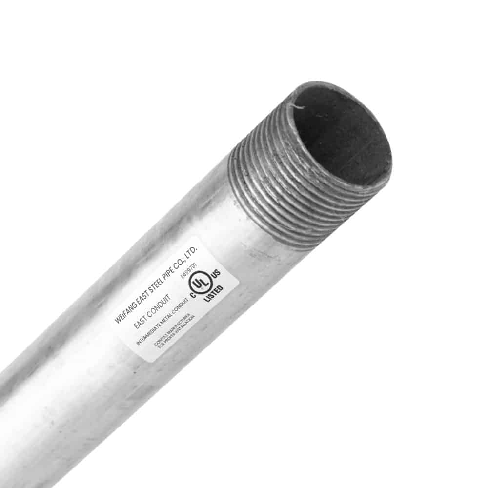 TUBO CONDUIT IMC 2-1/2" DE 3MTS GALVANIZADO EN CALIENTE CON UL E499791; Modelo: WFG