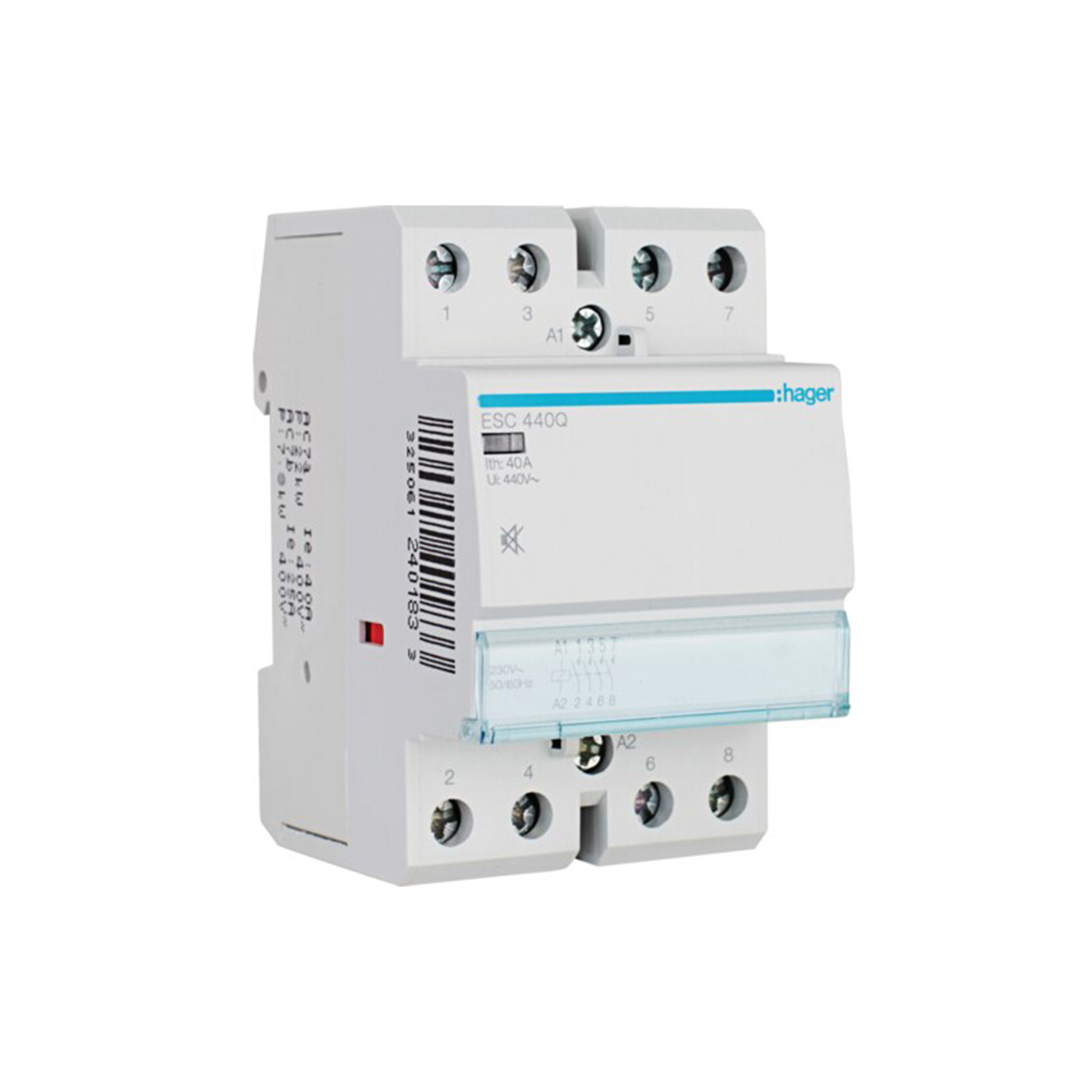 CONTACTOR EW 55A/AC3 1NA+2NC 380V 50/60HZ.