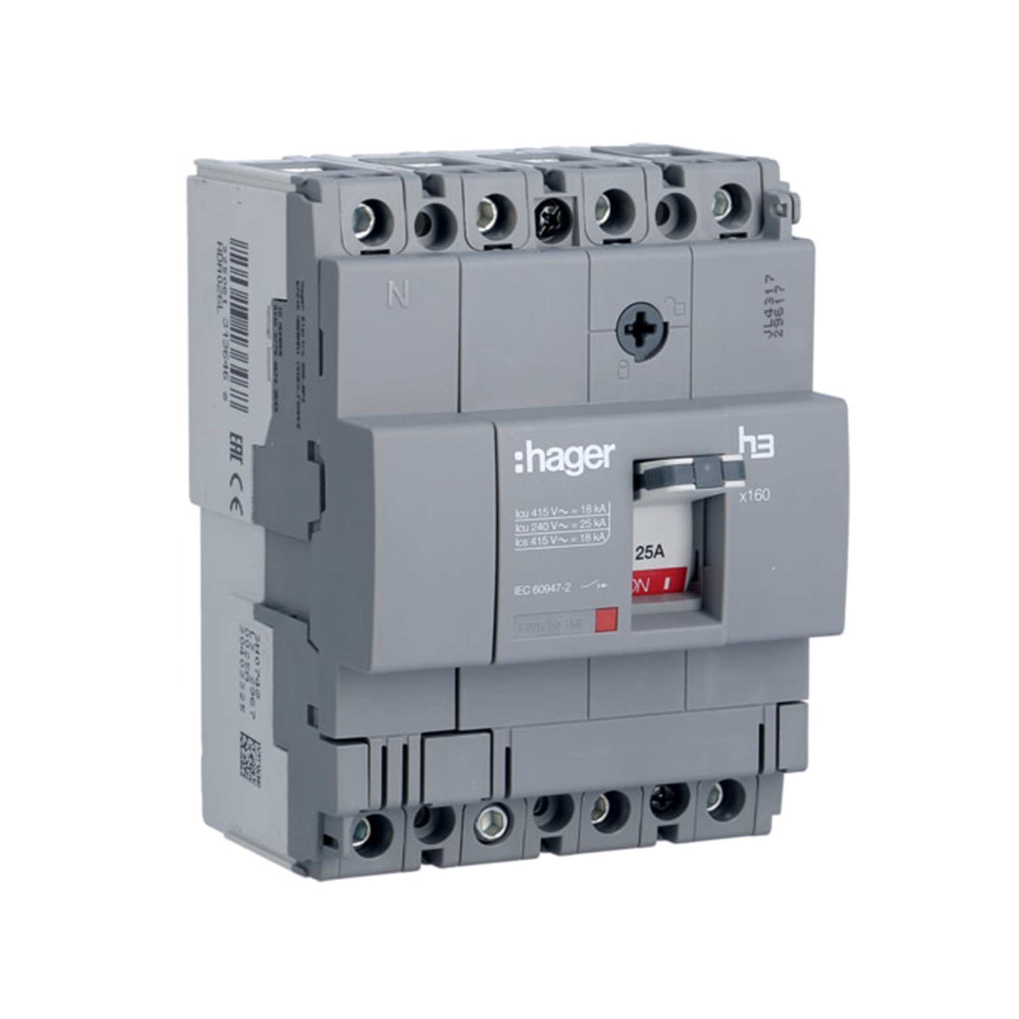 ITM CAJA MOLDEADA REG. ELECTRONICO H3+ h1600 3P (500-1250A) LSI, 85kA/240V