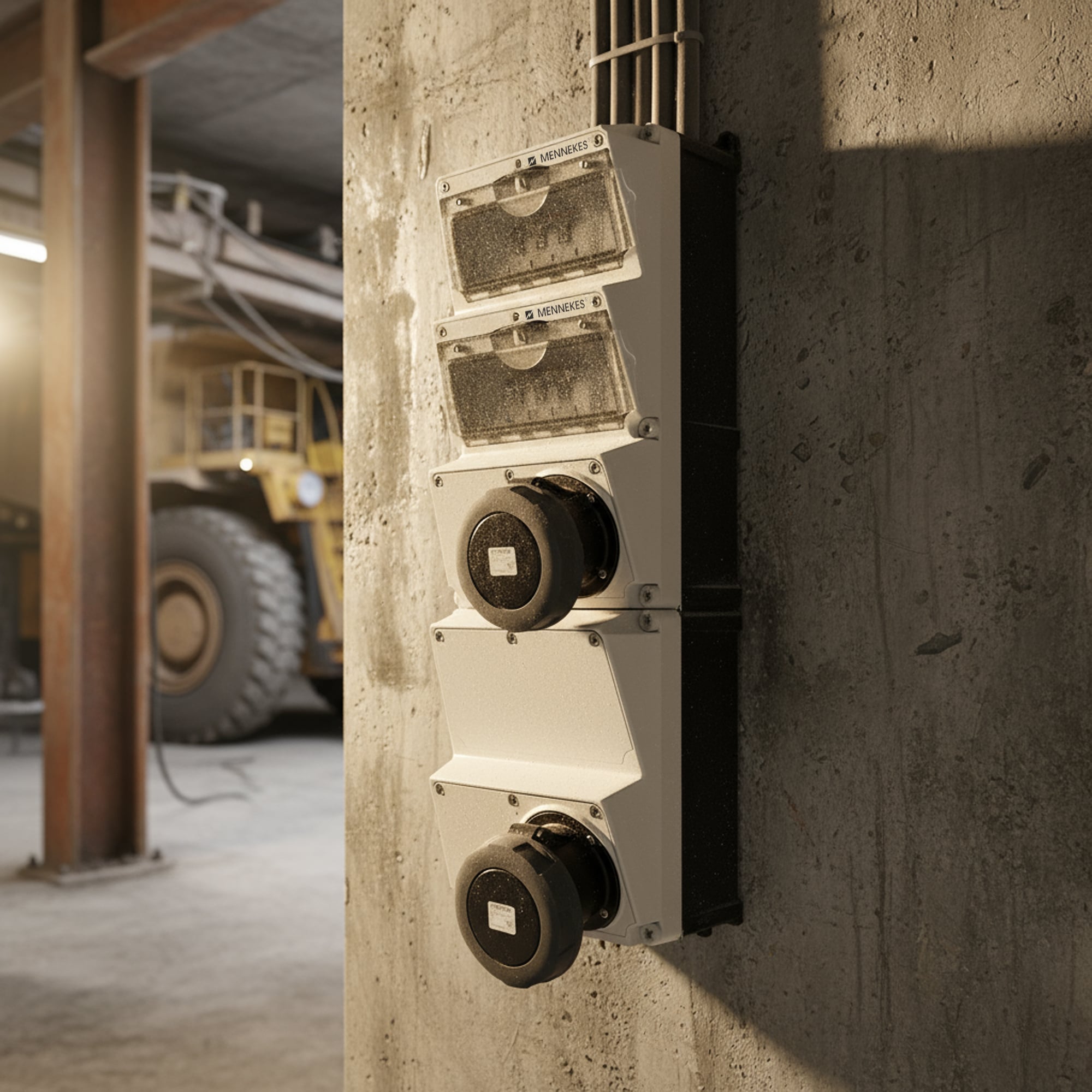 ENCHUFE 16AMP 3P+N+T 415V ROJO 6H IP44 POWERTOP PLUS (2 CUERPOS) - REEMPLAZO 3