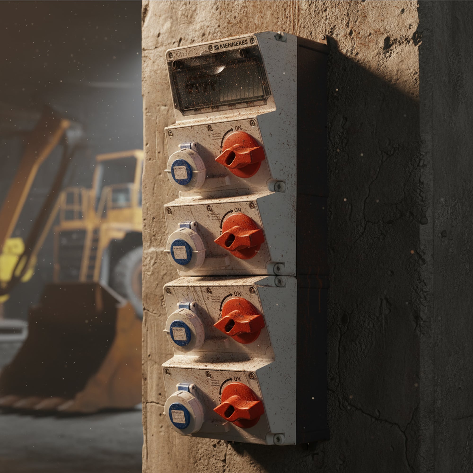 ENCHUFE 16AMP 3P+N+T 415V ROJO 6H IP44 POWERTOP PLUS (2 CUERPOS) - REEMPLAZO 3