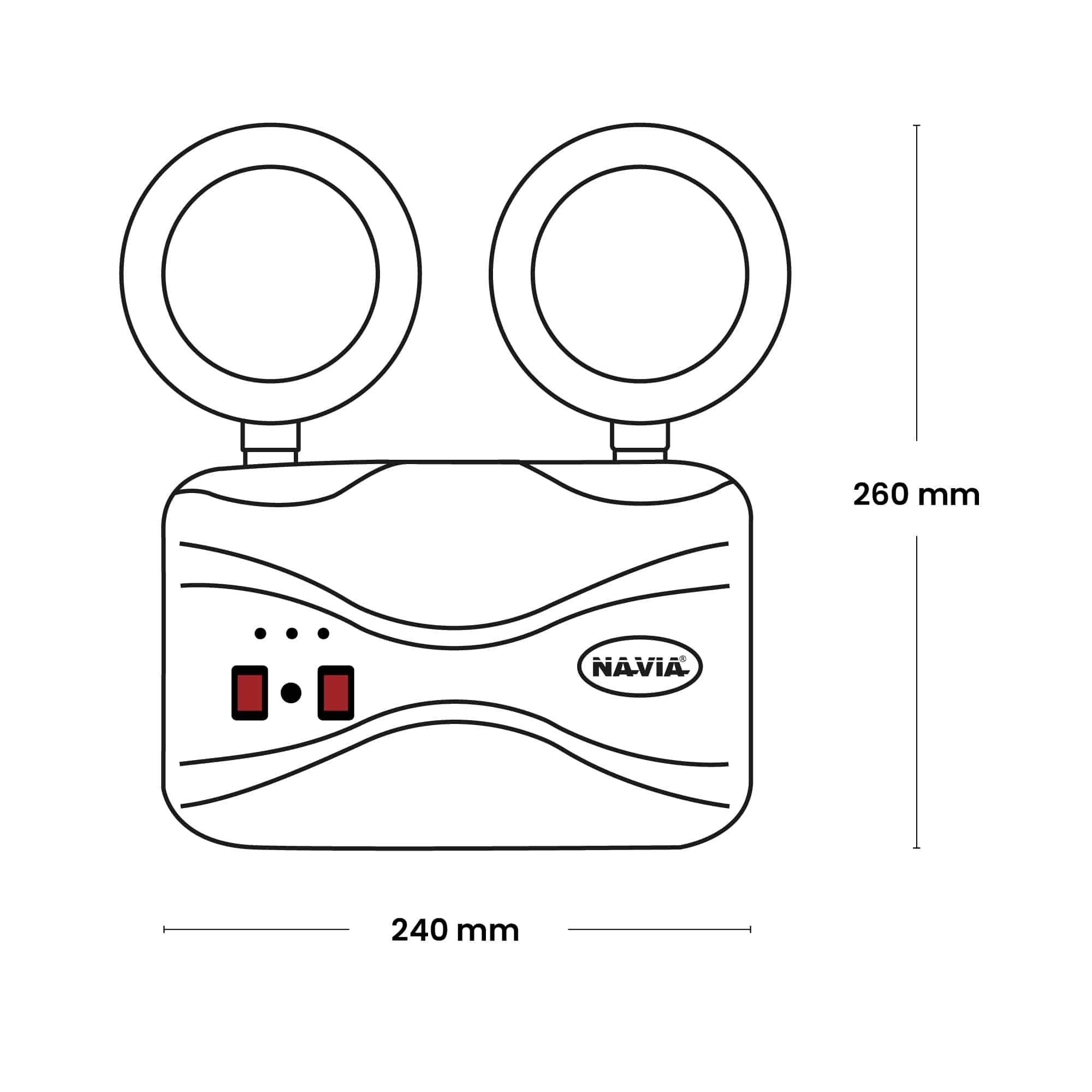 LUMINARIA LED BLINDADA INDUSTRIAL PARED 30° IP66 IK08 5000K 4 150LM
