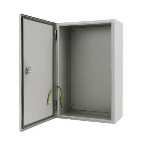 TABLERO METALICO ADOSABLE HERMETICO C/PLACA DE ACERO IP66 300X250X150MM