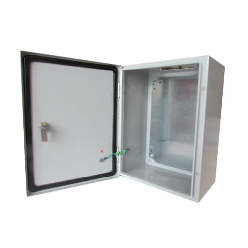 TABLERO METALICO ADOSABLE HERMETICO C/PLACA DE ACERO IP66 300X250X150MM