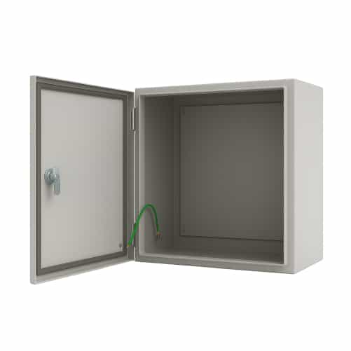 TABLERO METALICO ADOSABLE HERMETICO C/PLACA DE ACERO IP66 300X250X150MM