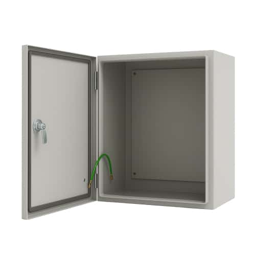 TABLERO METALICO ADOSABLE HERMETICO C/PLACA DE ACERO IP66 300X250X150MM