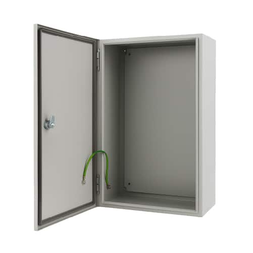 TABLERO METALICO ADOSABLE HERMETICO C/PLACA DE ACERO IP66 300X250X150MM