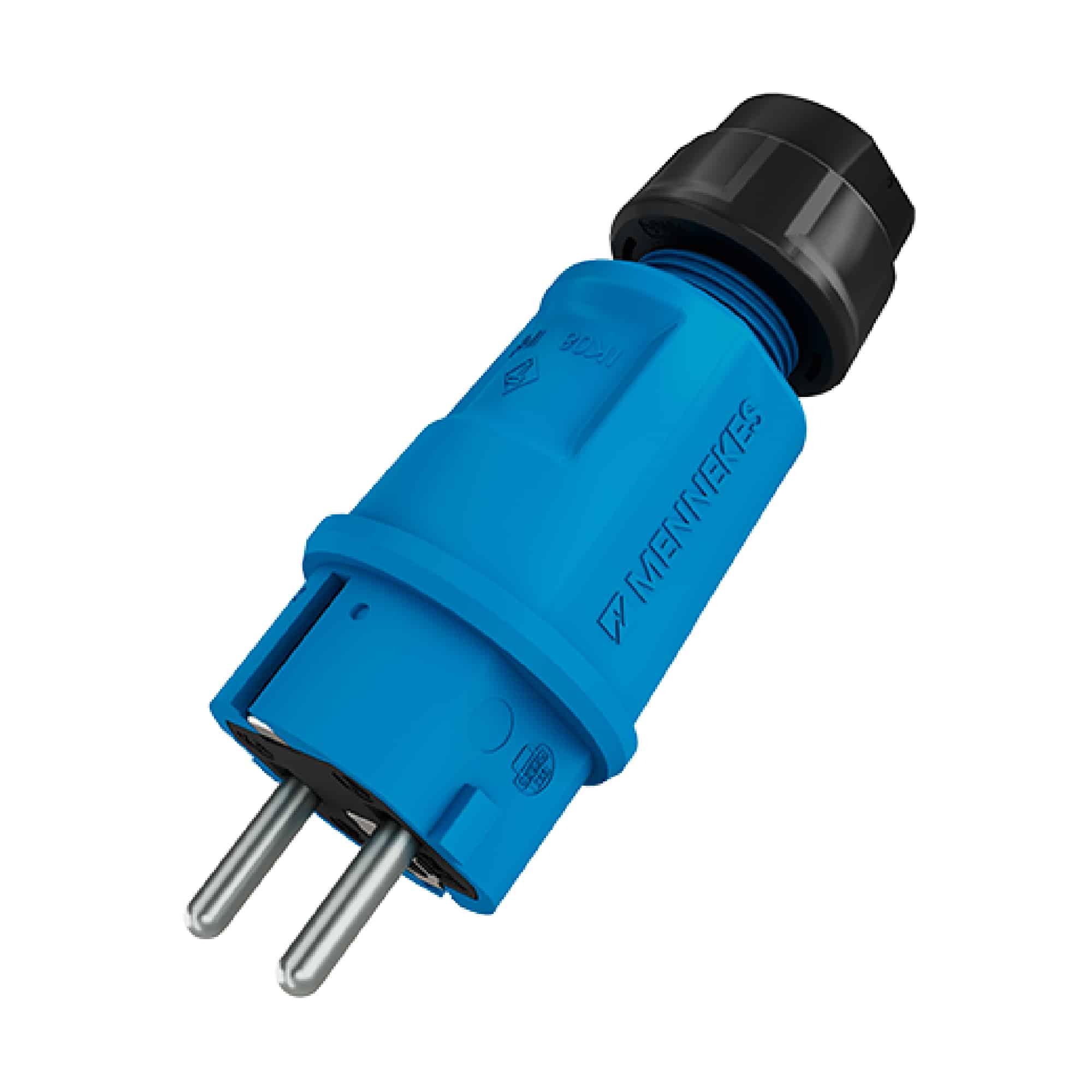 TOMA AEREO 32AMP 2P+T 250V AZUL 6H IP67/69 POWERTOP XTRA