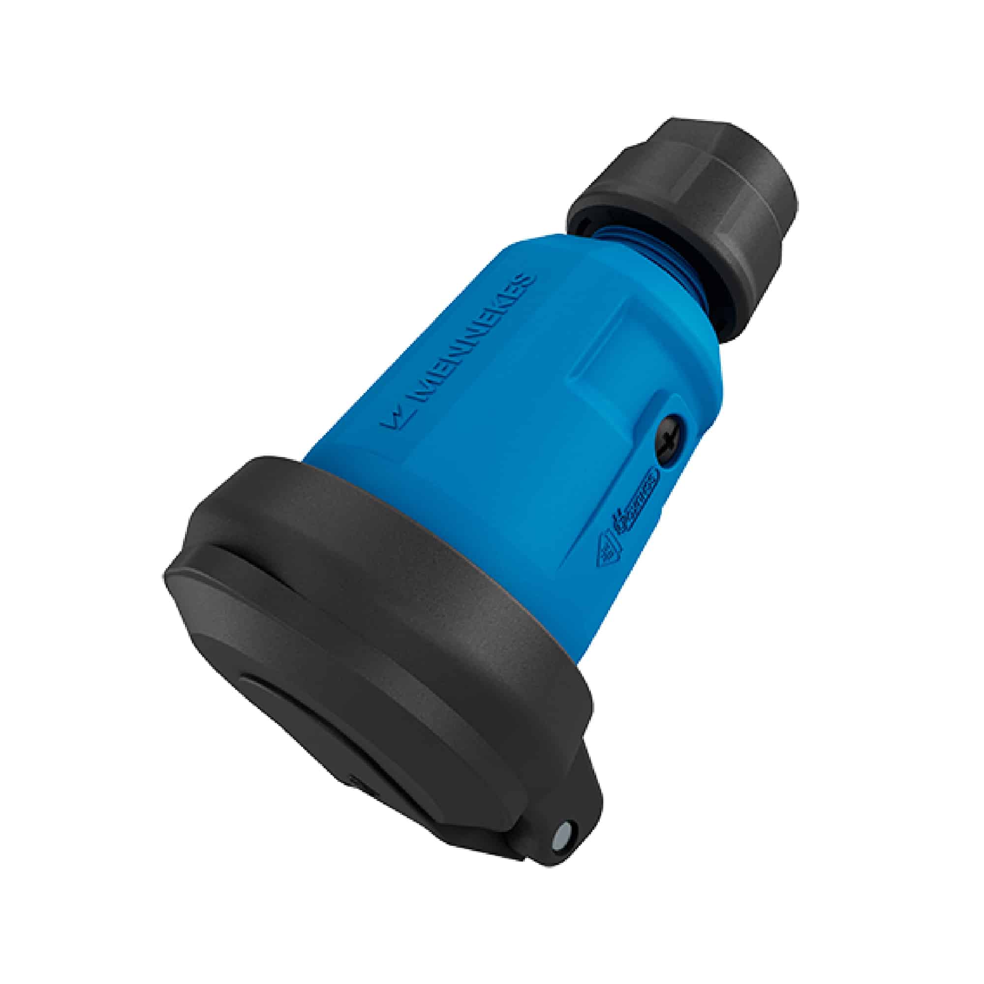 TOMA AEREO 32AMP 2P+T 250V AZUL 6H IP67/69 POWERTOP XTRA