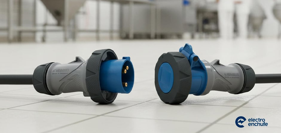 Grado de protección IP en enchufes industriales: cómo elegir el adecuado