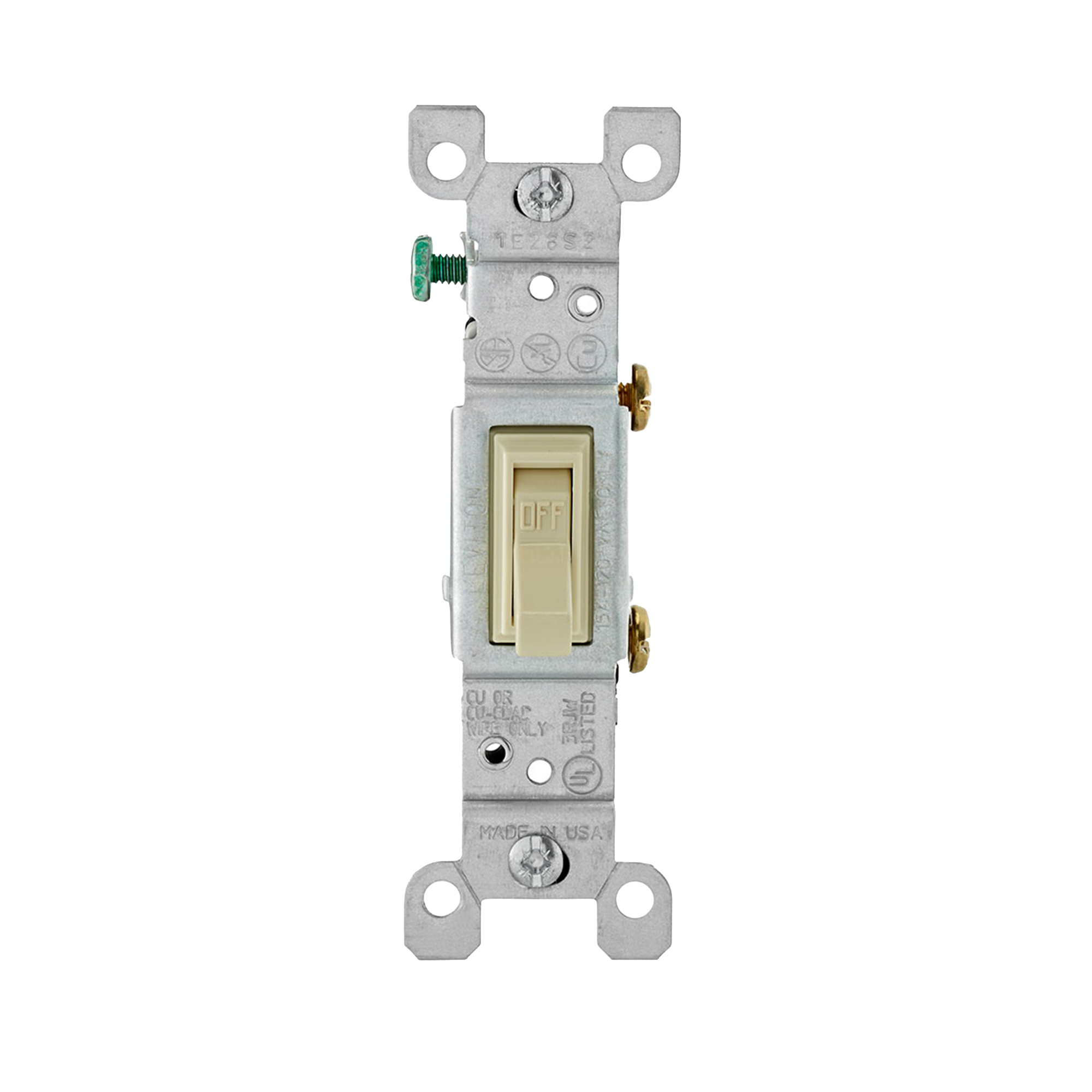 INTERRUPTOR SENCILLO UNIPOLAR 10A 250V CIEN MARFIL